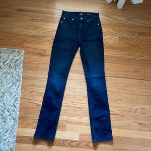 7 for All Mankind dark wash Karah Straight jeans